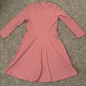 New mauve 3/4 sleeved dress
